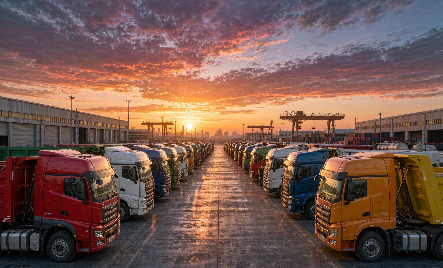 Welerxin heavy truck fleet ready for delivery
